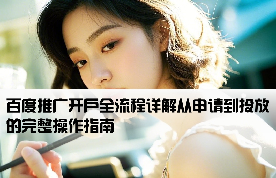 百度推广开户流程如下