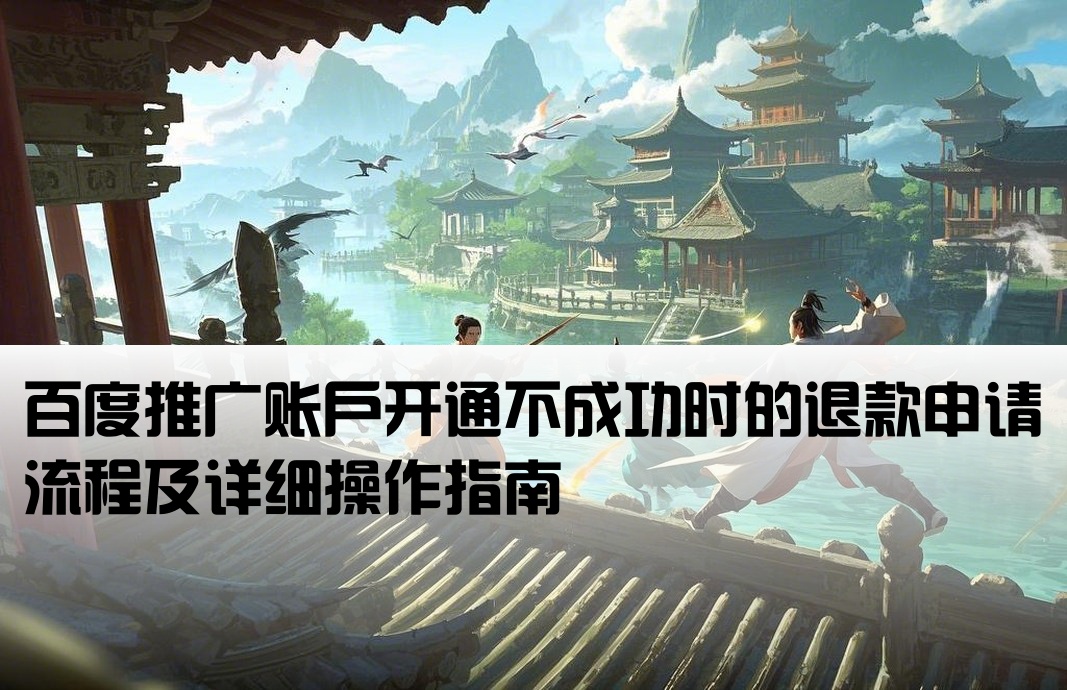 百度推广账户开通不成功时的退款申请流程及详细操作指南