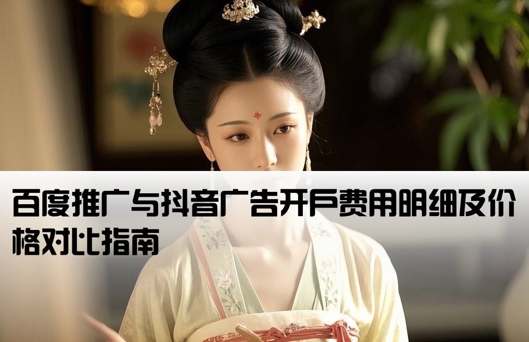 百度抖音开户价格查询表