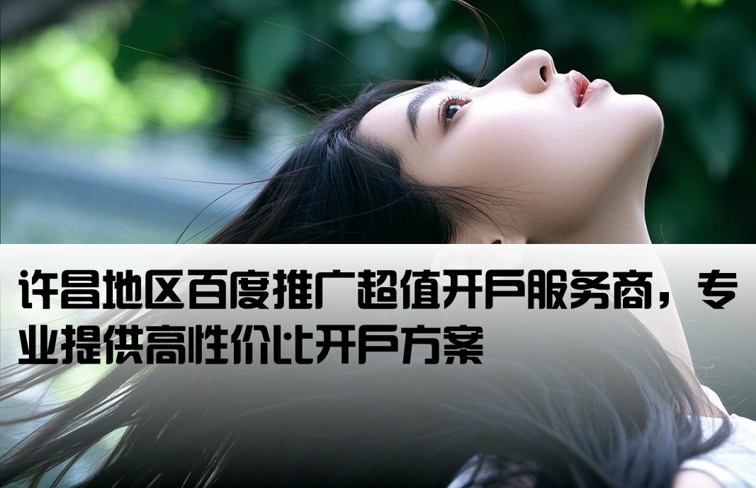 许昌市百度低价开户公司