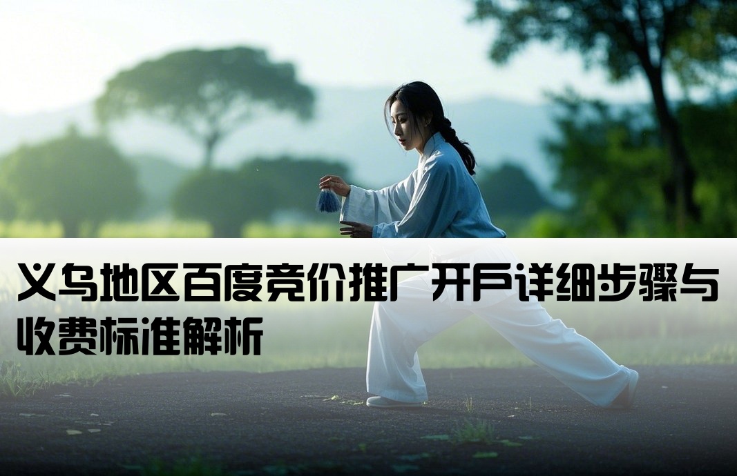 义乌百度竞价开户流程及费用