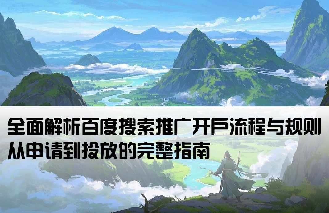 百度搜索推广的开户规则