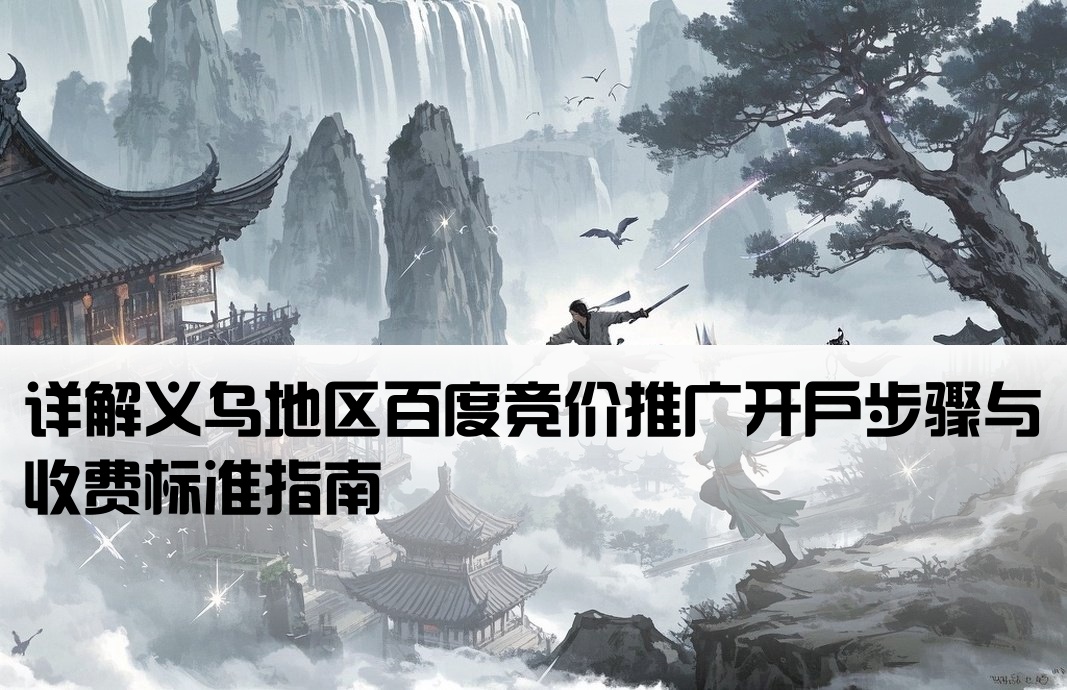 义乌百度竞价开户流程及费用