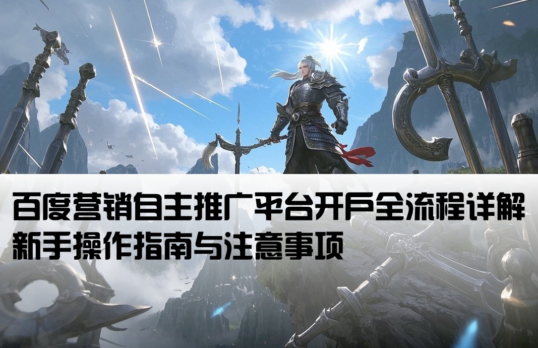 百度营销自主推广怎么开户