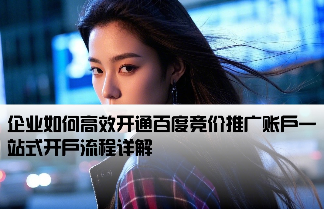 百度竞价开户一个公司