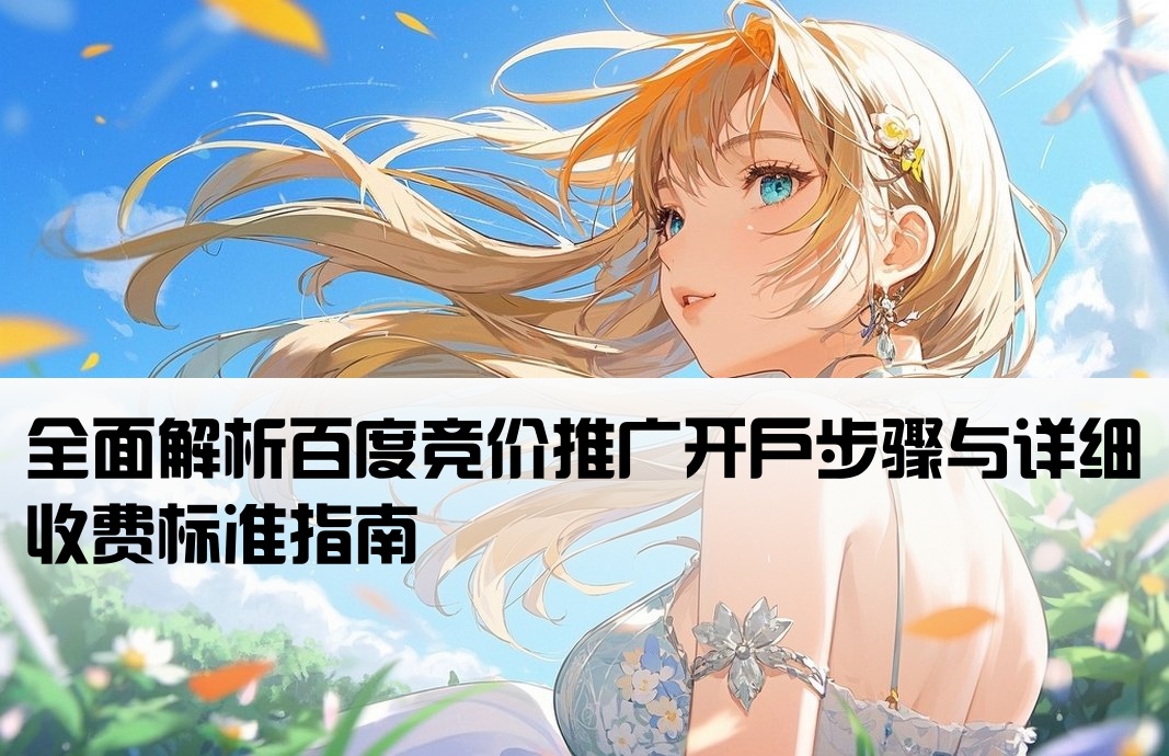 百度竞价开户流程及费用表