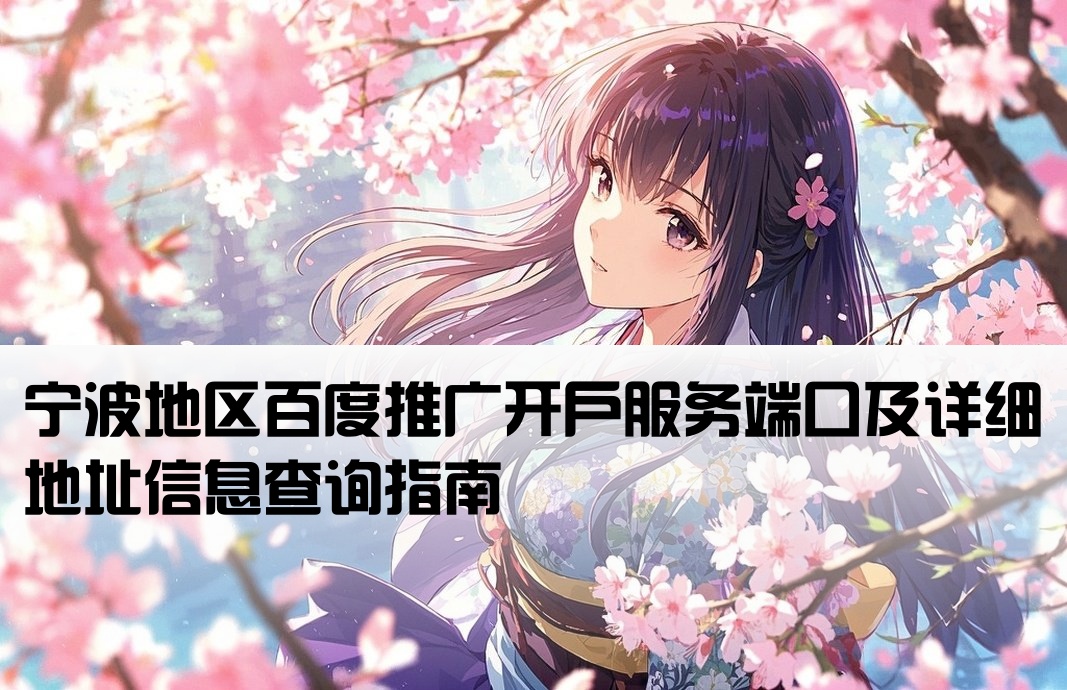 宁波百度开户端口地址查询