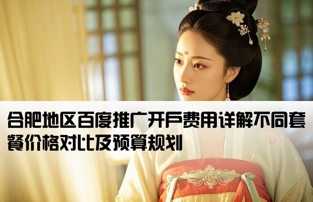 合肥百度推广开户多少钱