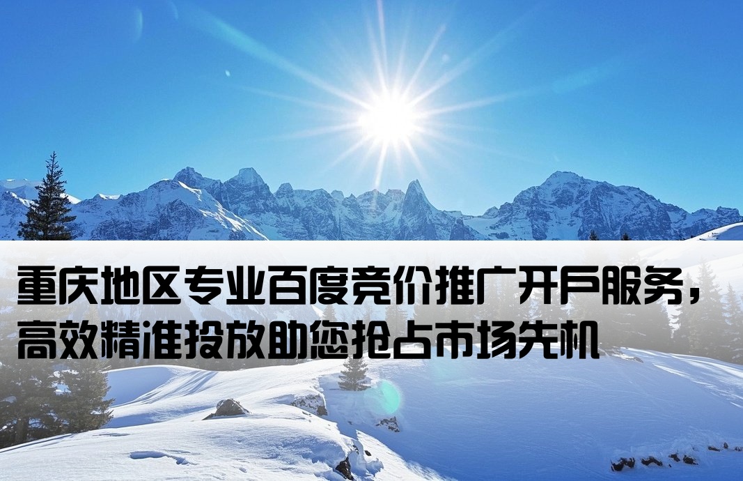重庆市专业百度竞价开户