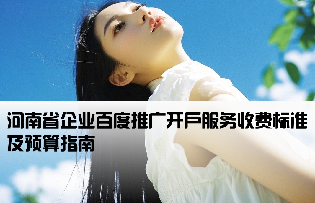 河南百度推广开户费用