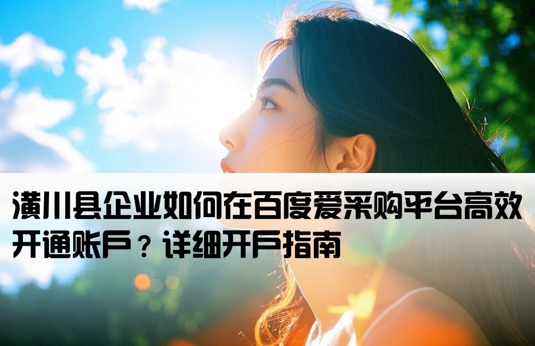潢川县百度爱采购开户
