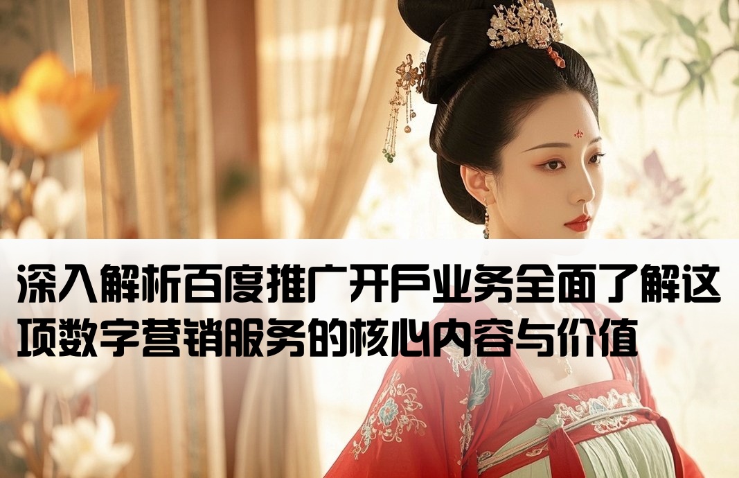 百度推广开户业务是什么