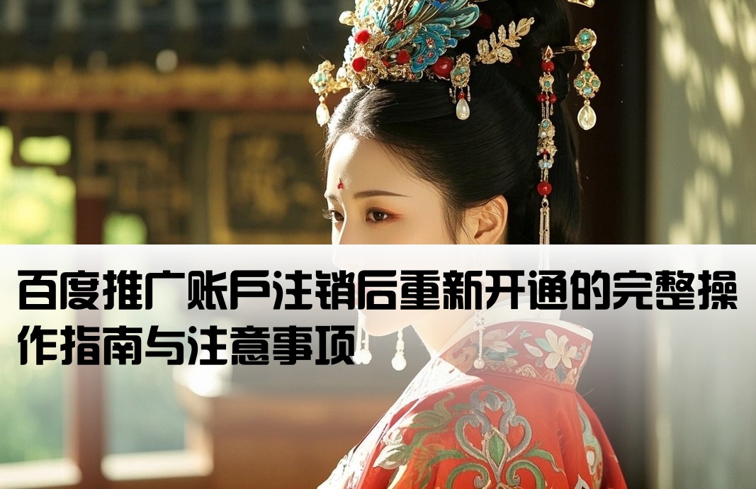 百度推广销户重新开户流程