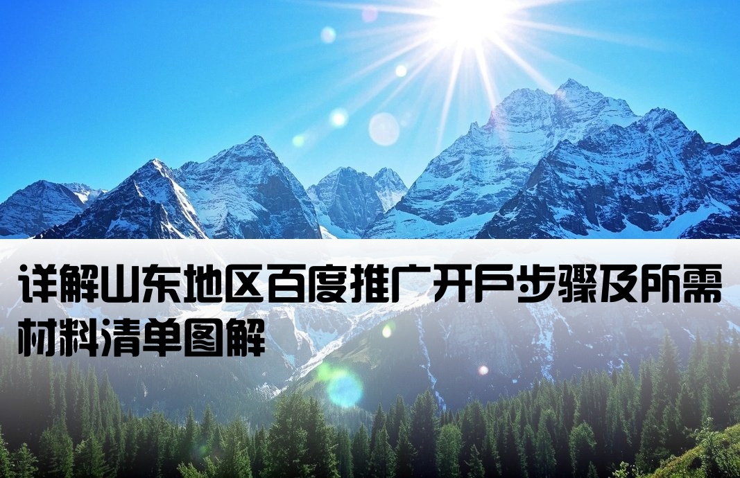 山东百度竞价开户流程图片
