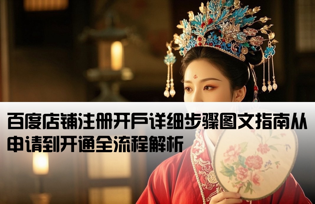 百度店铺如何开户流程图