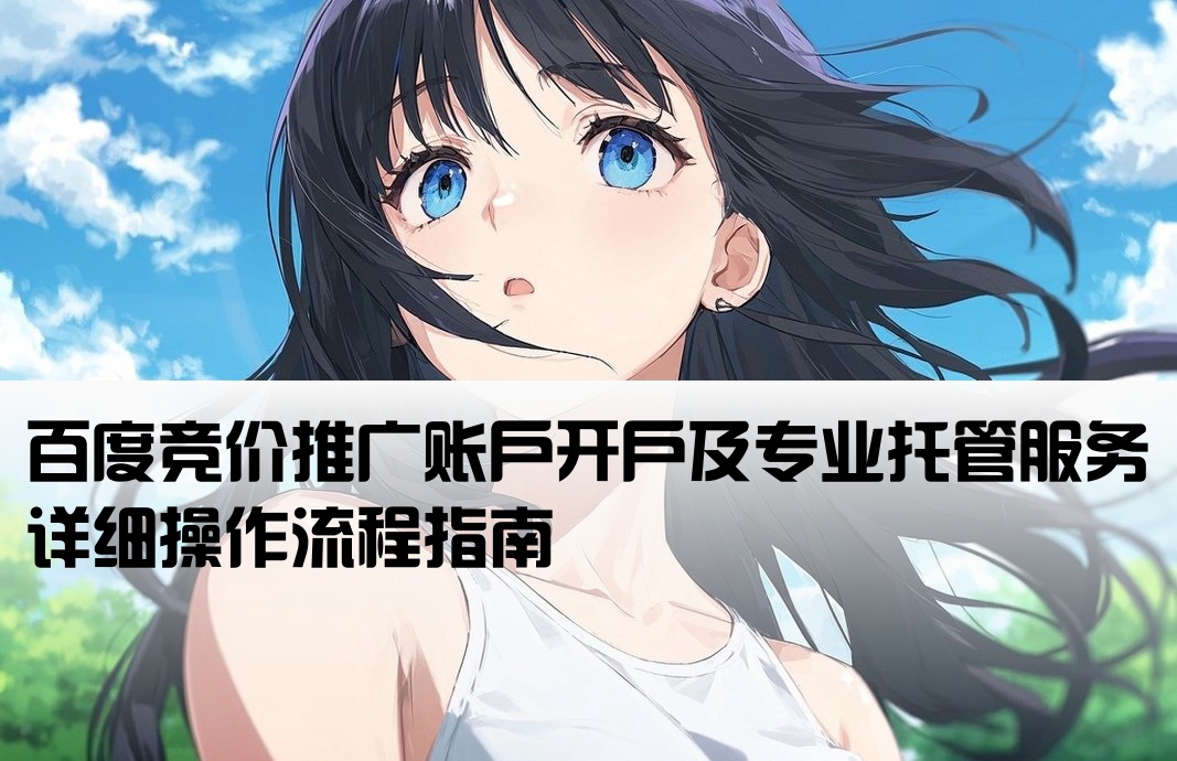百度竞价开户托管怎么开通账户