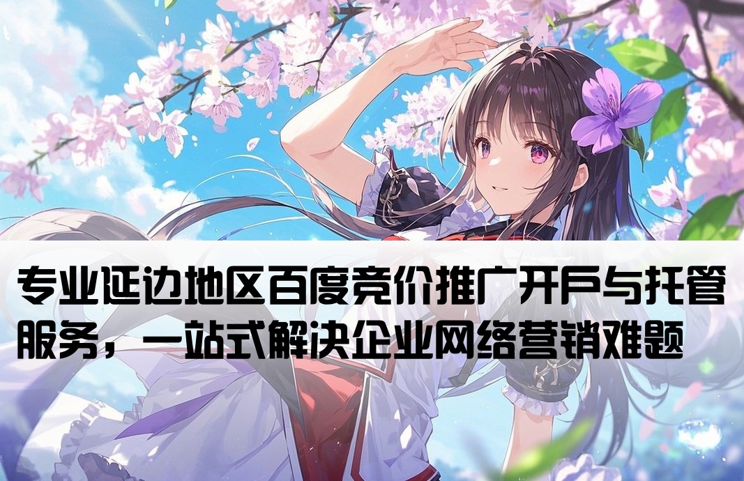 延边百度竞价推广开户托管