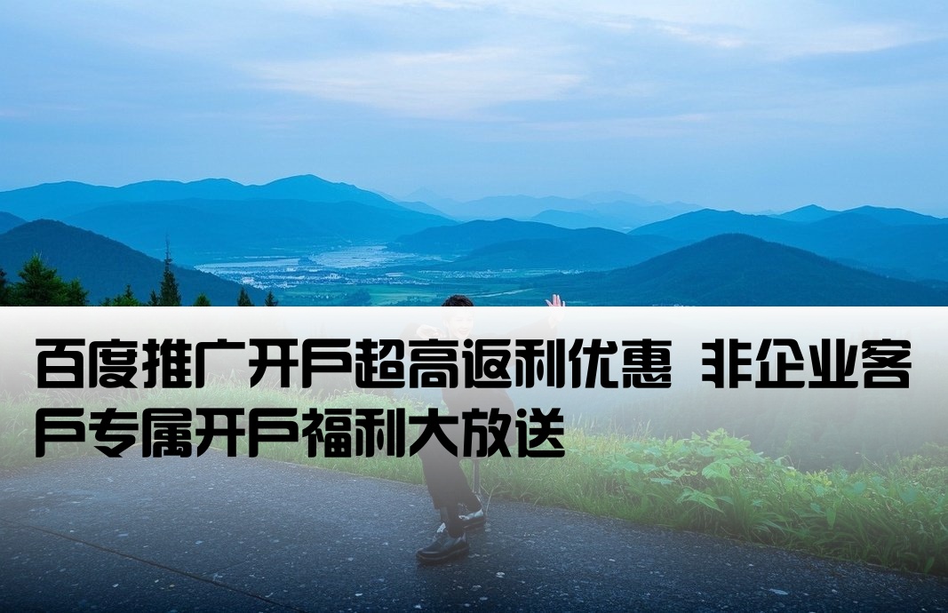 非企百度开户高返点