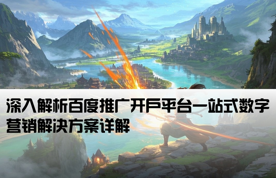 百度开户推广平台是什么