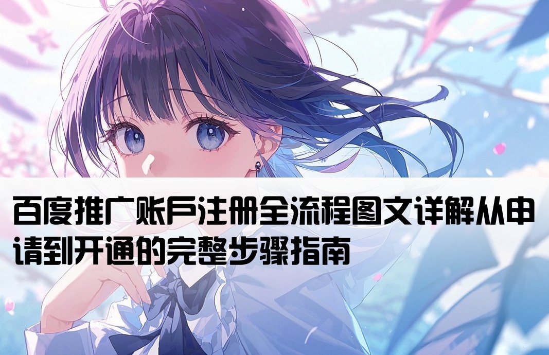 百度广告账户开户流程图