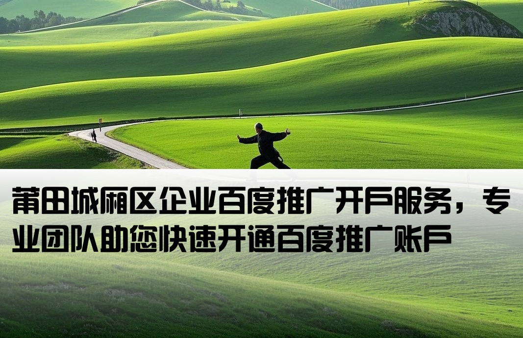 城厢区百度推广开户
