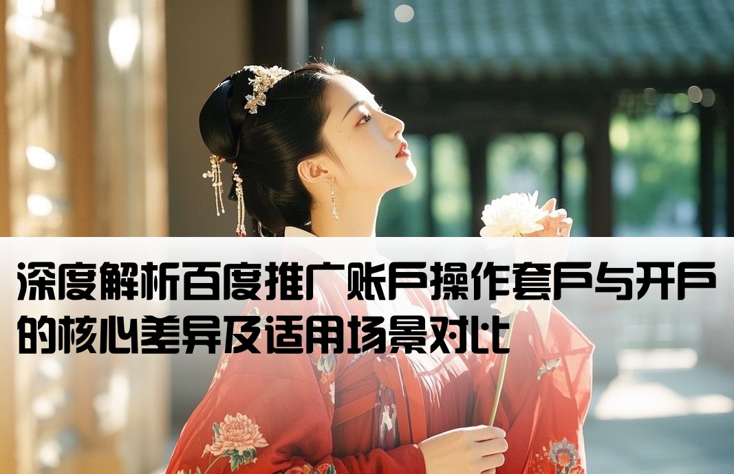 百度推广套户和开户区别