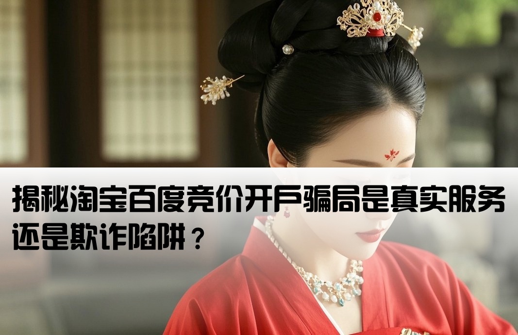 淘宝百度竞价开户是骗人的吗