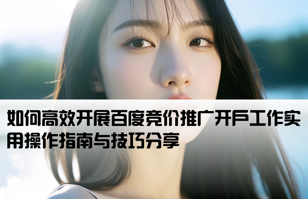 百度竞价推广开户怎么做好