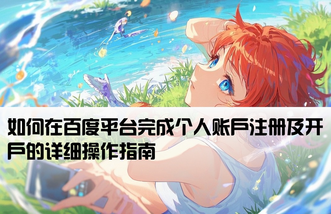 个人怎么在百度开户啊账号