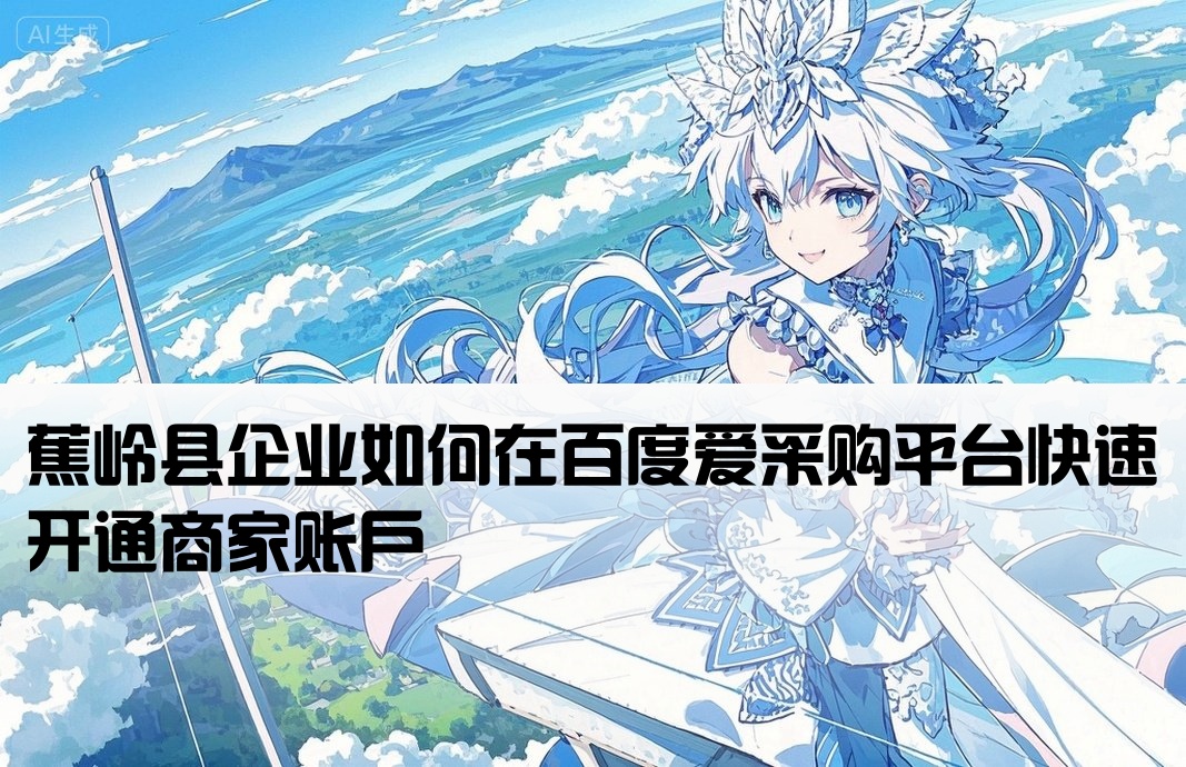 蕉岭县百度爱采购开户