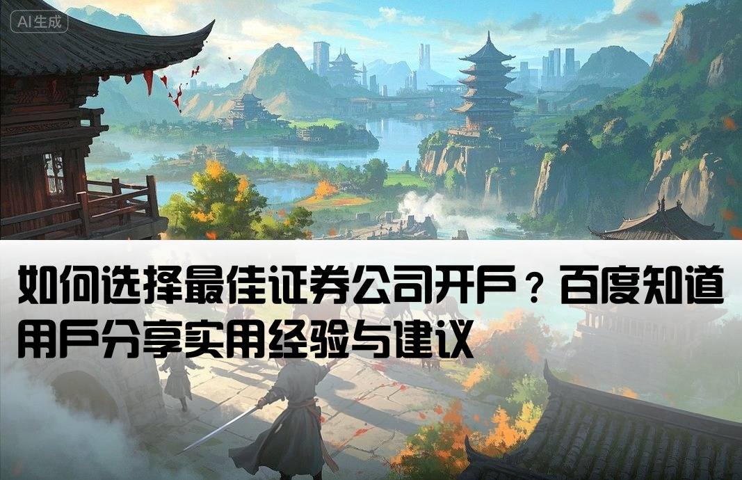 证券账户开户哪家好百度知道