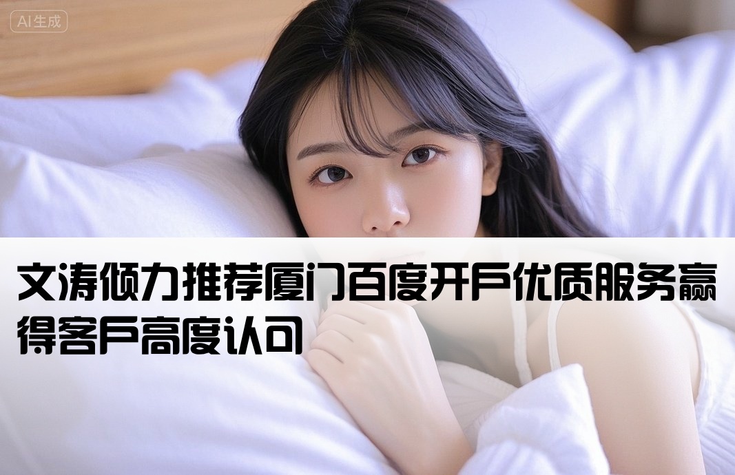 厦门百度开户得到文涛信赖