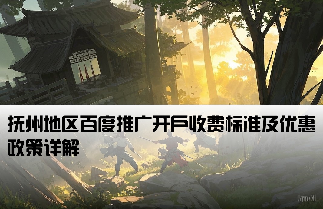 抚州百度推广开户费用