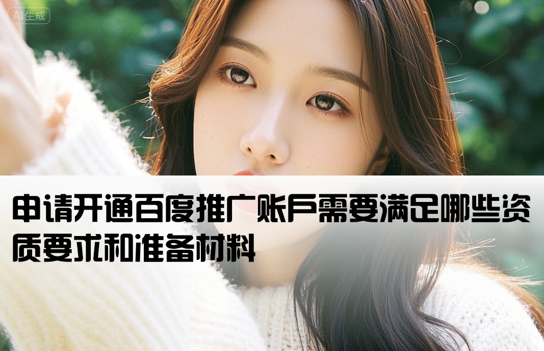 百度账户开户需要什么条件