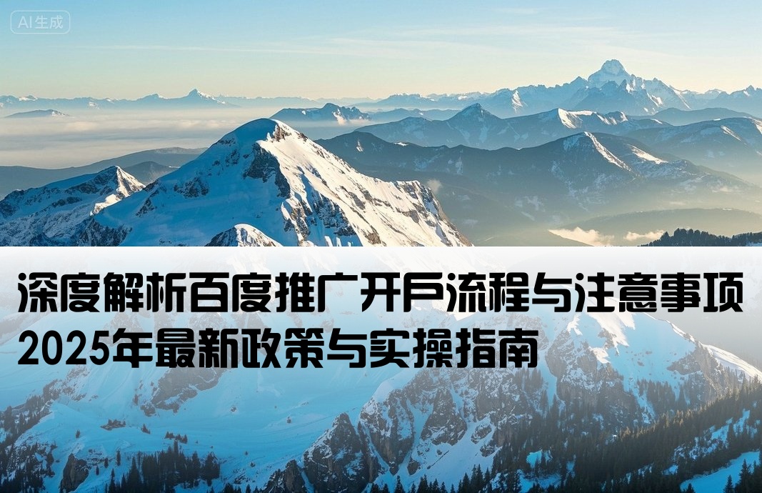 百度推广开户实际情况