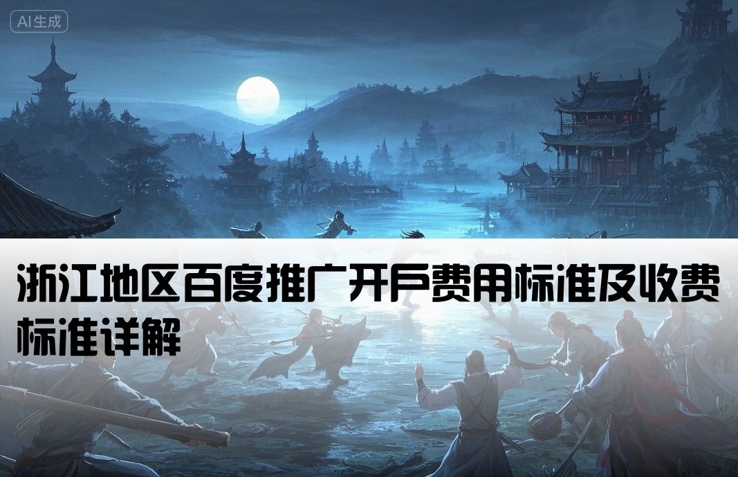 浙江百度推广开户怎么收费