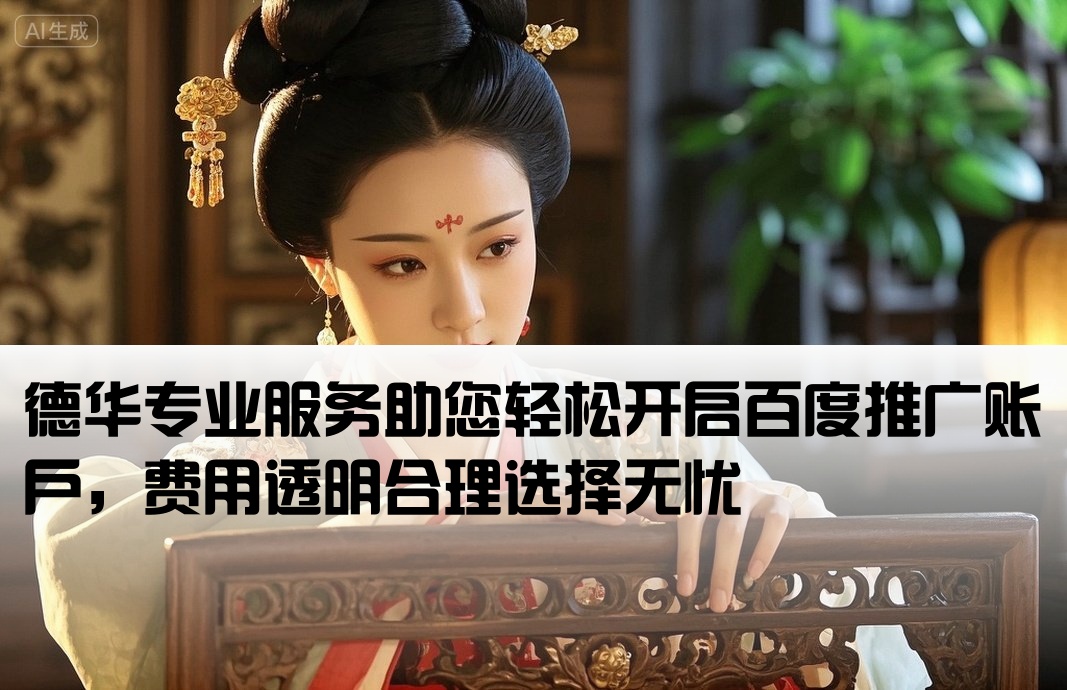 百度开户费用选择德华专业