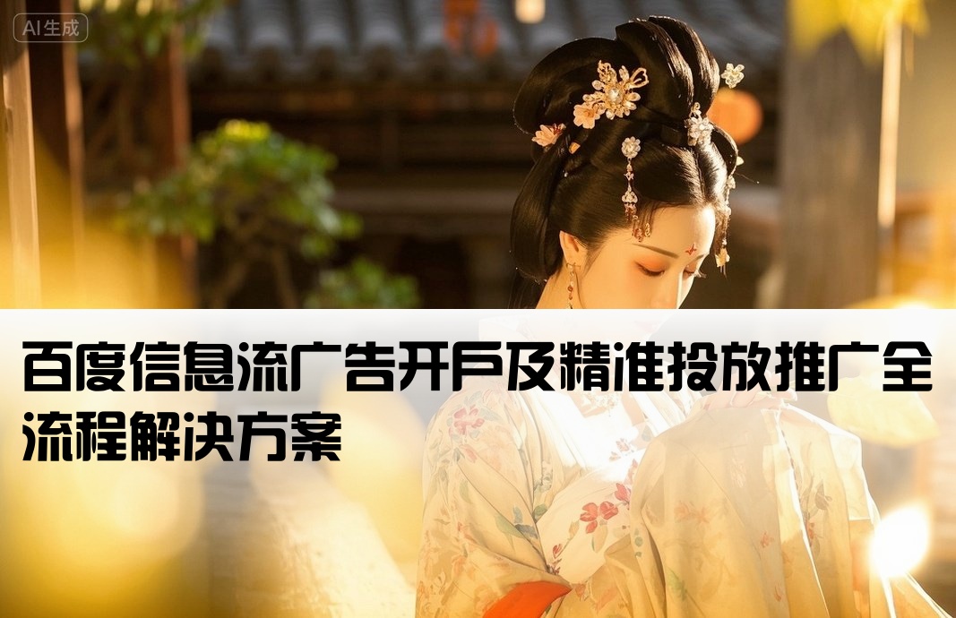 百度信息流开户推广方案