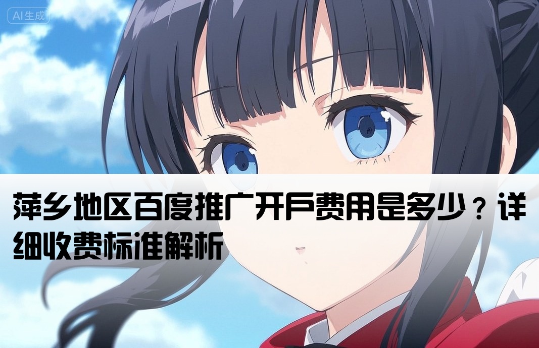 萍乡百度开户多少钱啊