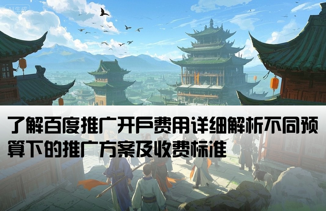 开户百度推广需要多少钱