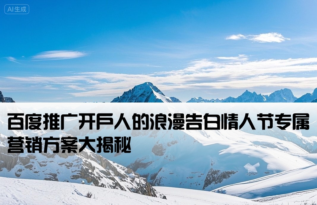 百度开户人的情人节
