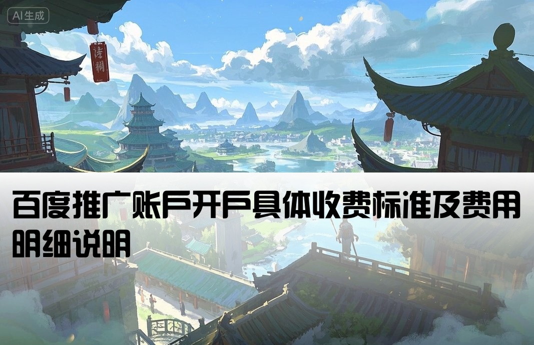 百度开户需要多少钱费用呢