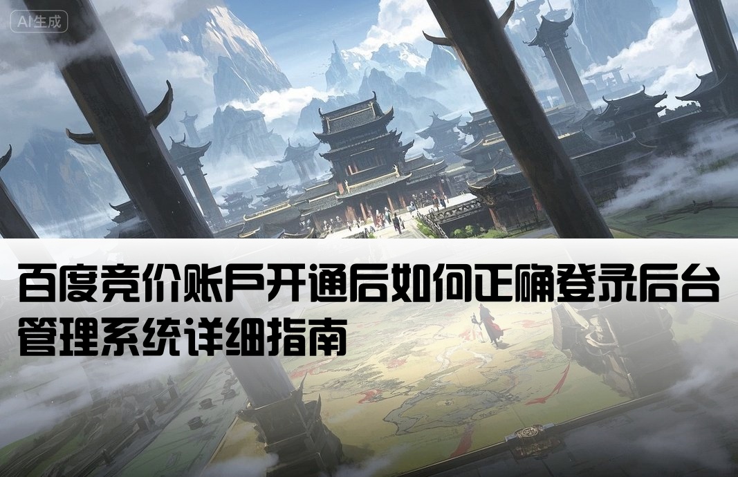 百度竞价开户后怎么登陆