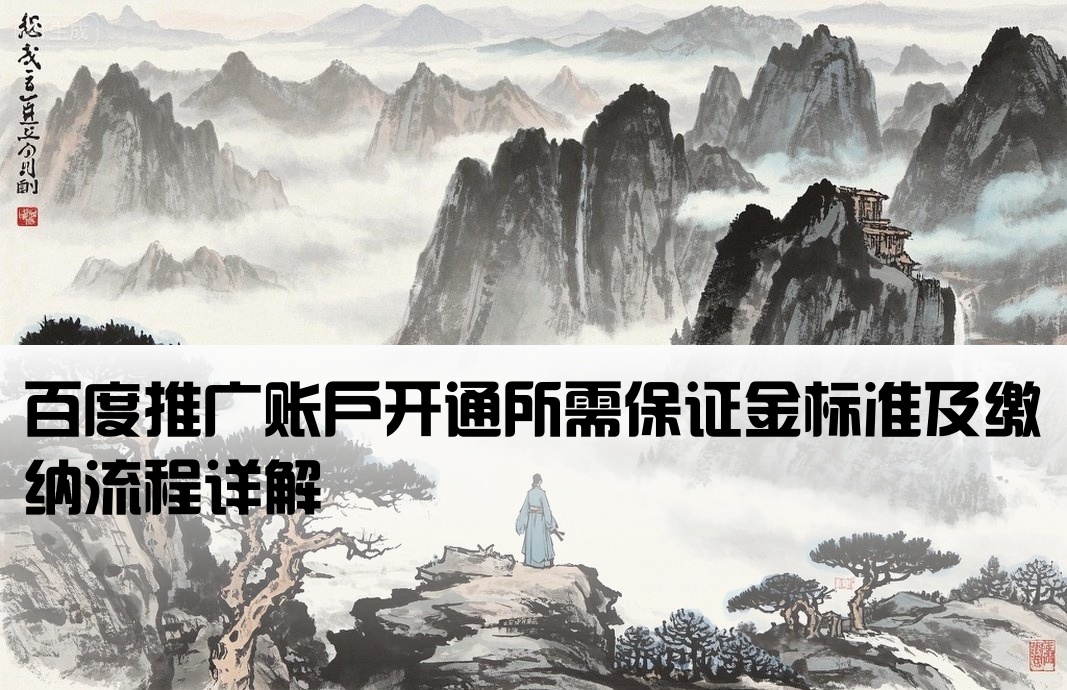 百度推广开户保证金