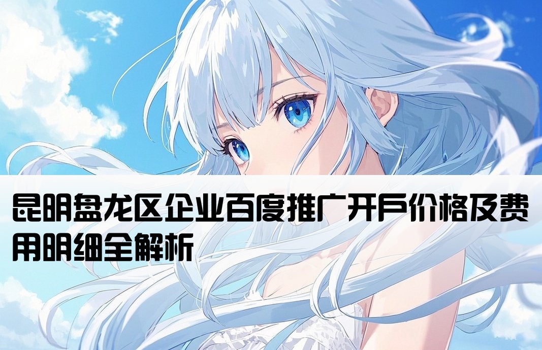 盘龙区百度推广开户费用