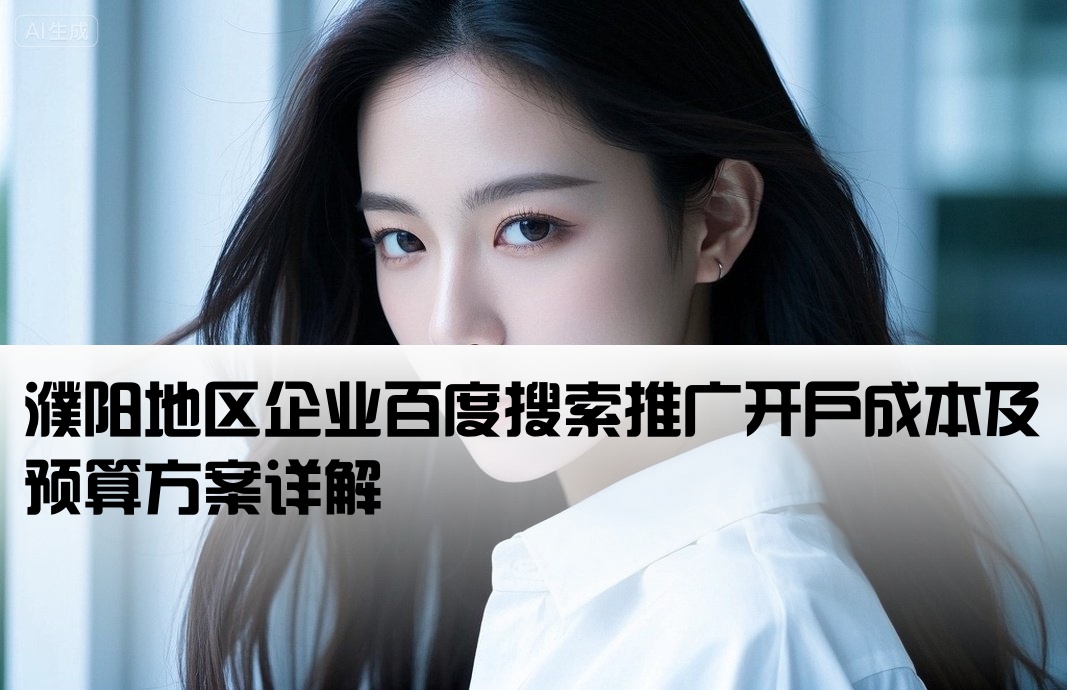 濮阳地区企业百度搜索推广开户成本及预算方案详解[濮阳百度搜索开户费用]