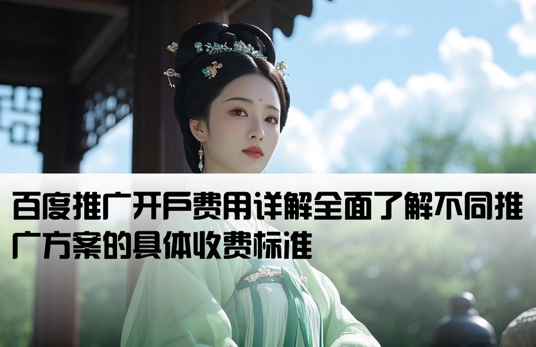 百度推广开户怎么收费标准