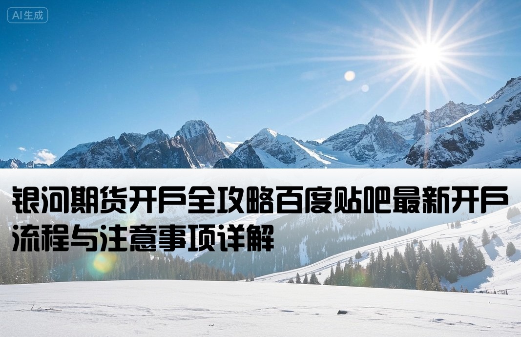 [银河期货怎么开户百度贴吧]银河期货开户全攻略百度贴吧最新开户流程与注意事项详解