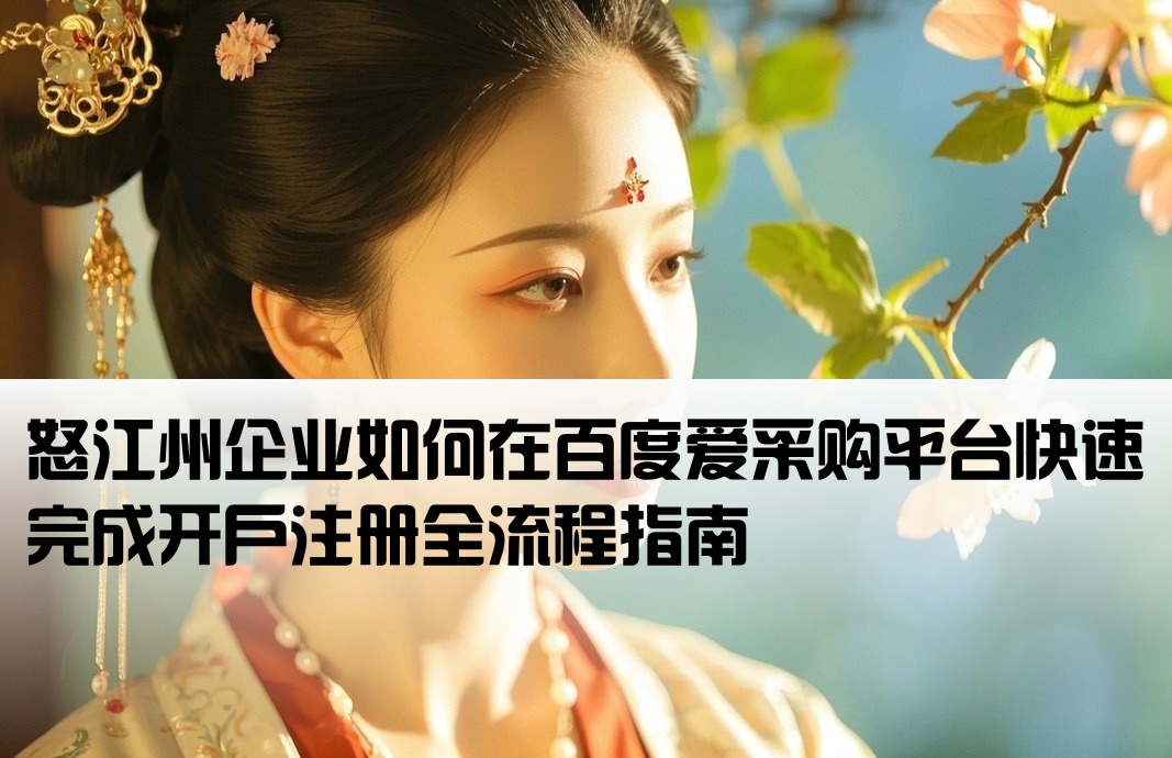 怒江州百度爱采购开户