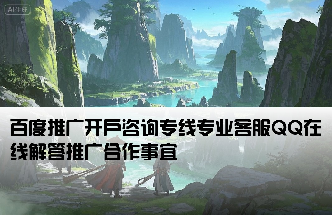 百度开户推广联系方式qq